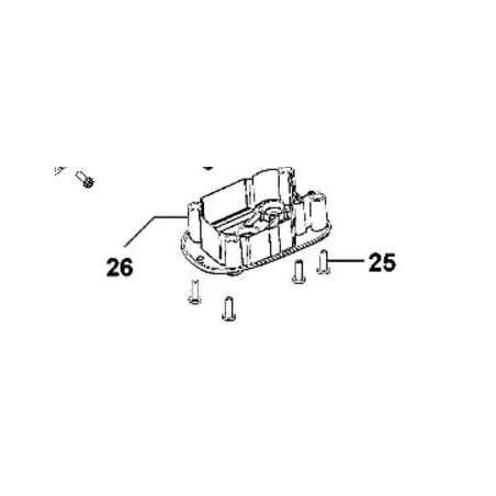 Carter inférieur de protection moteur taille haies GT6530