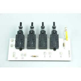 Clavier de commande hottes AIRLUX HC51, HC52, HC249, HC250, XHC249, AHC65