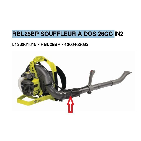 Raccord tuyau pour souffleur RYOBI RBL26BP