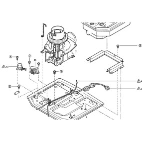 Transformateur alimentation pour poêle à pétrole INVERTER 6902 - 7902