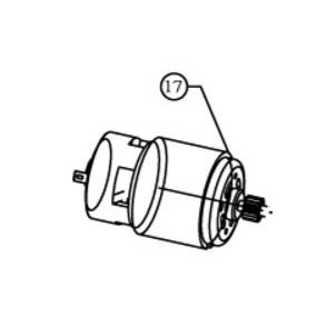 Moteur complet 5131031872 pour perceuses RYOBI R18DDPLL13G