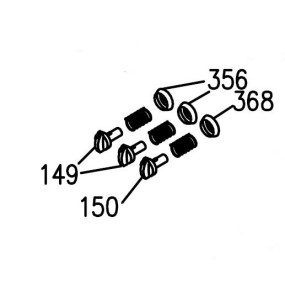 Collerette manette thermostat four pour cuisinière AIRLUX et GLEM