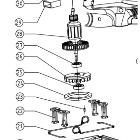 Ventilateur d'équilibrage 5131003009 ponceuse vibrante RYOBI ESS2590V