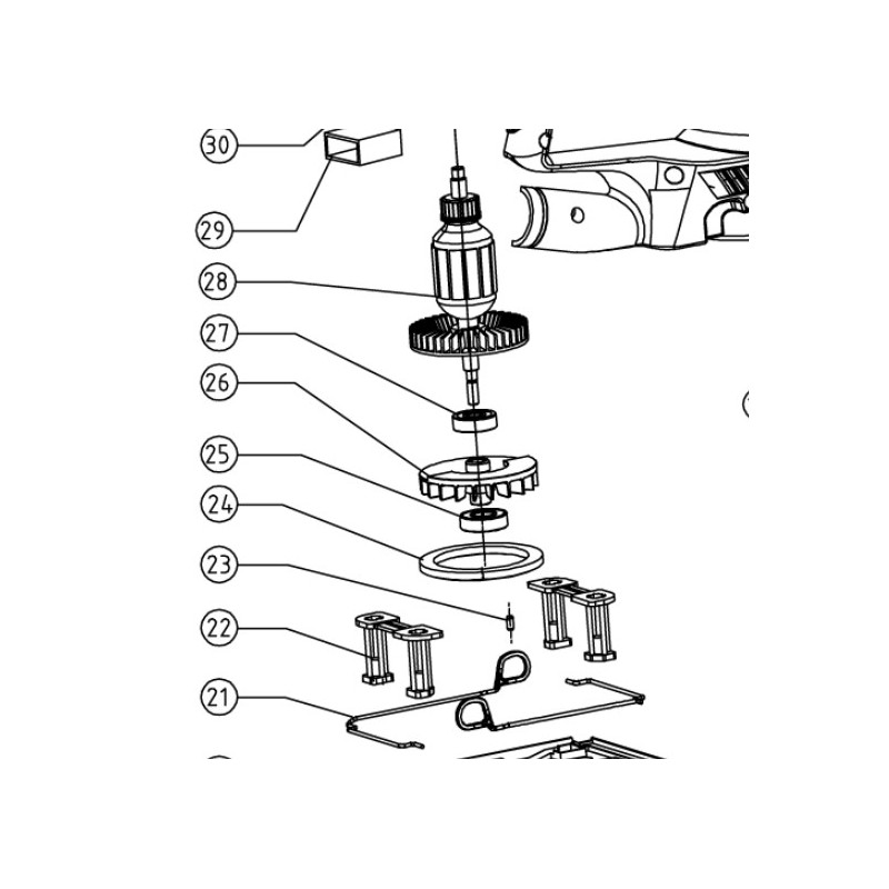Ventilateur d'équilibrage 5131003009 ponceuse vibrante RYOBI ESS2590V