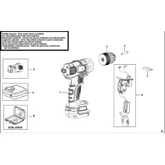 Batterie/Accu pour perceuse BLACK ET DECKER EGBL108H1