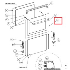 Vitre de façade four AIRLUX AFIP17IXN