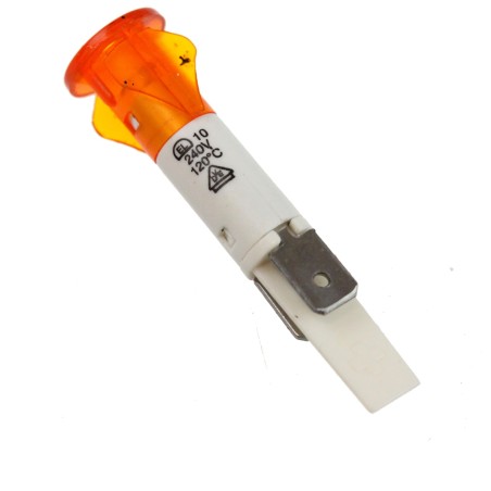 Voyant UNIVERSEL de longueur totale de 50 mm, 240 volt, 120° degrés
