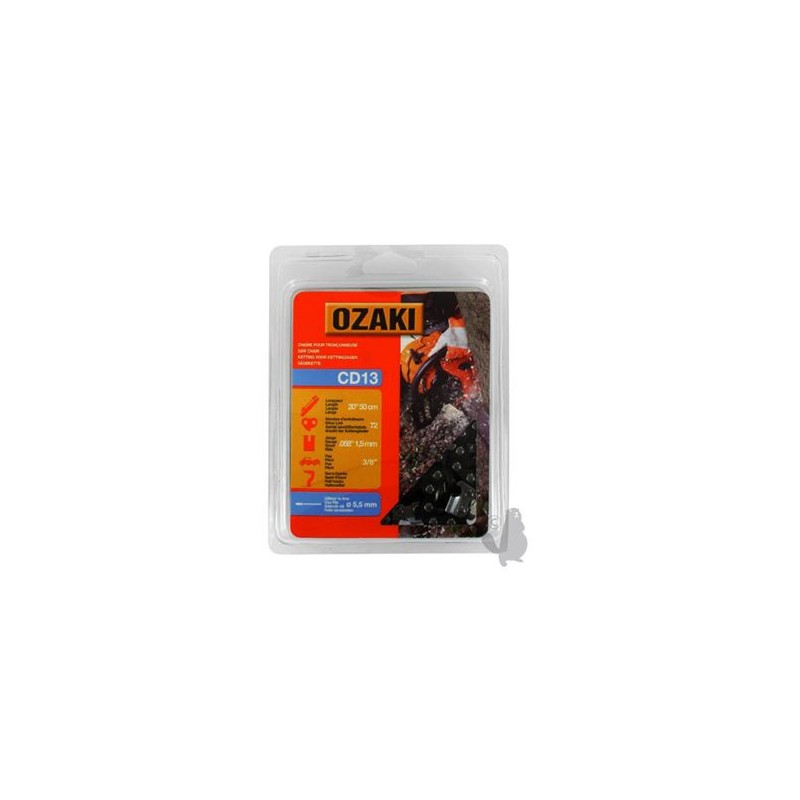 Chaine de tronçonneuse OZAKI .3/8" 1.5mm HUSQVARNA - DOLMAR Chaine de tronçonneuse OZAKI .3/8" 1.5mm HUSQVARNA - DOLMAR