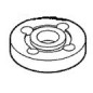 Ecrou de serrage meuleuse AEG WS6-125