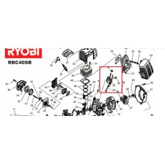 Bobine d'allumage 5131000389 pour RYOBI RBC40SB