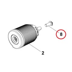 Vis 5103096-01 pour fixation mandrin BLACK & DECKER HP188F4, EGBHP146
