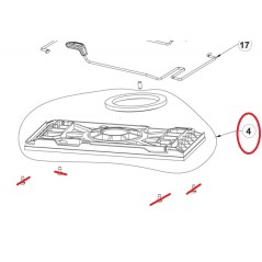 Plateau 5131041225 ponceuse RYOBI RSS200, RSS280