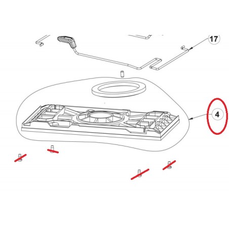 Plateau 5131041225 ponceuse RYOBI RSS200, RSS280