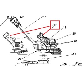 Carter moteur 90626114-01 BLACK & DECKER BDST182ST1, STC1820EPC, STC1820EPCF