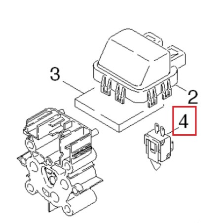 Interrupteur, micro switch 2.884-096.0 KARCHER K240, K270, K280, K460