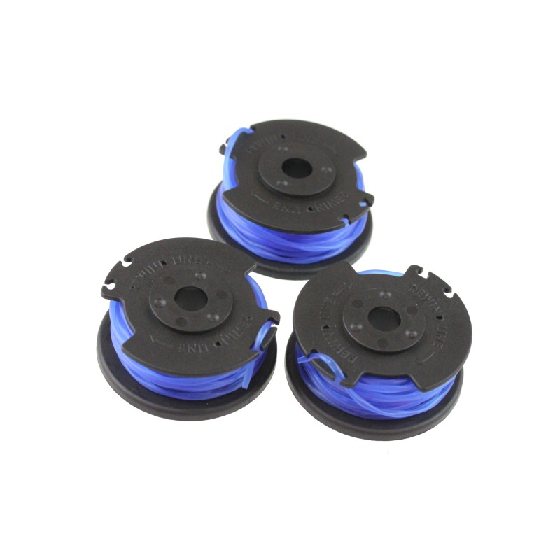 Lot de 3 bobine RAC125 coupe bordure RYOBI RLT183225 Lot de 3 bobine RAC125 coupe bordure RYOBI RLT183225