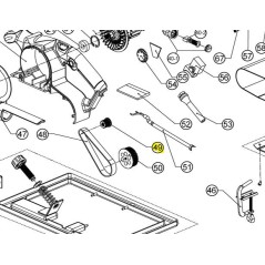 Poulie (petite) ponceuses à bande RYOBI EBS1310V