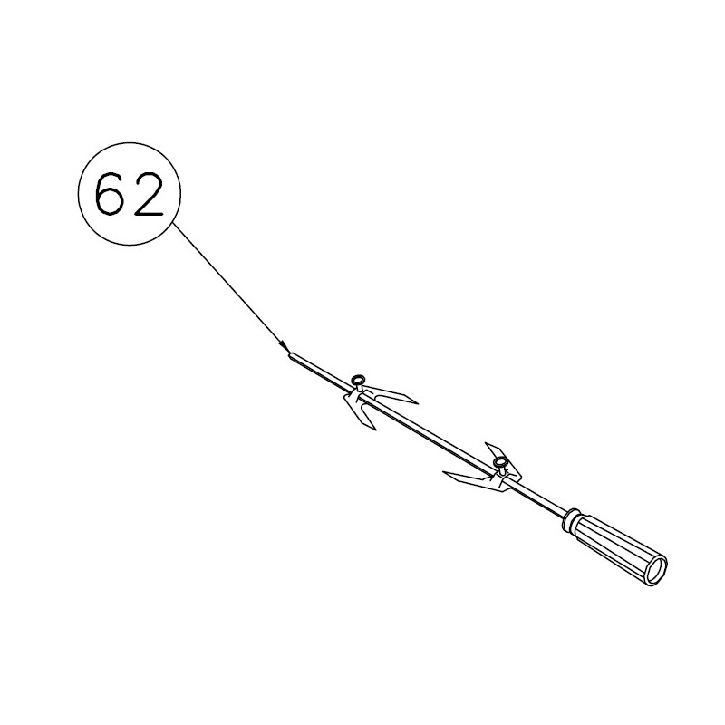 Tourne broche Z42090026 pour four AIRLUX, GLEM GF9C93IXN