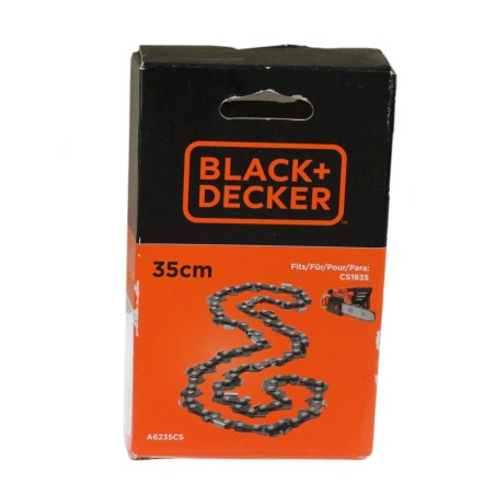 Chaîne A6235CS de 35 cm pour tronçonneuse BLACK & DECKER CS1835