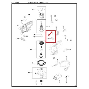 Régulateur de vitesse 596372-00 BLACK  & DECKER KA191EK,  XTA90EK, XTA90EK, XTA90EK