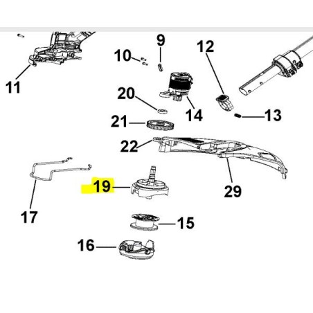 Support de bobine coupe bordure Black & Decker STB3620L