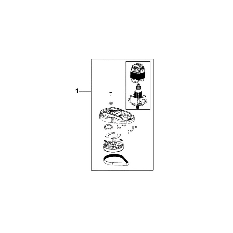 Ensemble transmission pour les tondeuses EMAX BLACK & DECKER Ensemble transmission pour les tondeuses EMAX BLACK & DECKER