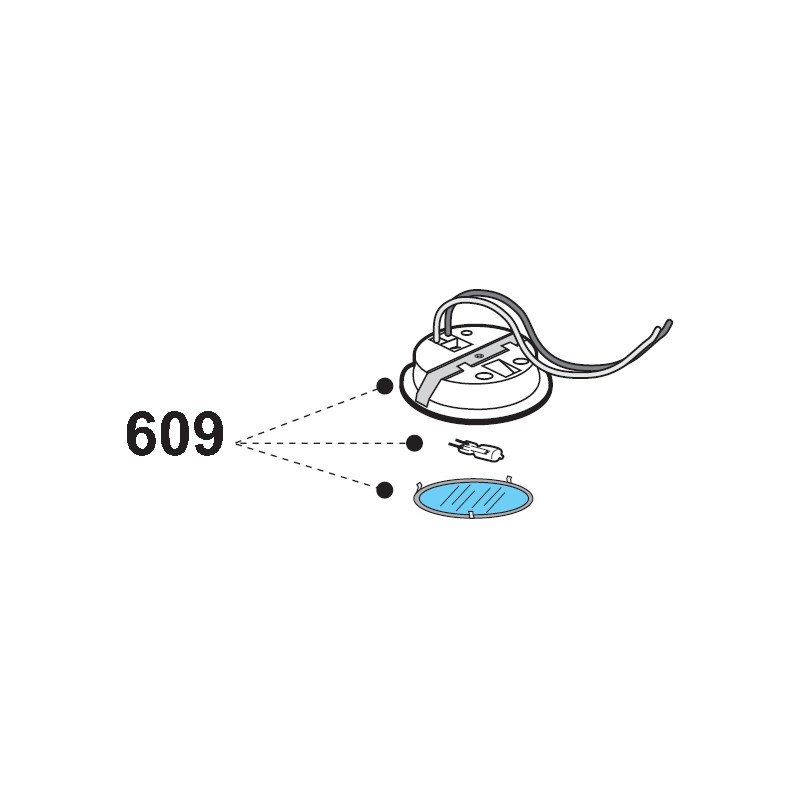 Spot complet ZSPK3427  hotte AIRLUX AHW990BK, AHW990IX, AHW99BK, AHW99IX