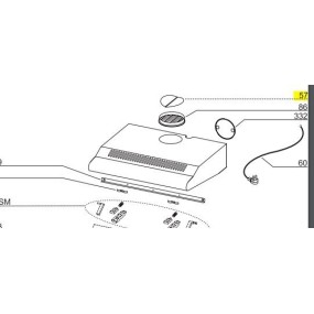 Clapet anti-retour 125mm pour hotte AIRLUX - GLEM
