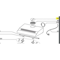 Clapet anti-retour 125mm pour hotte AIRLUX - GLEM