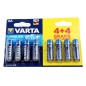 PACK PROMO Piles LR6 VARTA (4 + 4 GRATUITES)