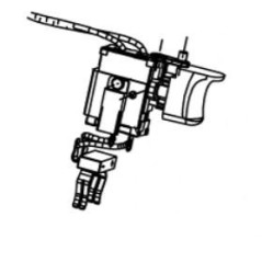 Gâchette interrupteur visseuse RYOBI LDD1802