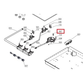 Bougie Z002019 pour plaque de cuisson AIRLUX AV635HWH