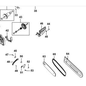 Guide 35cm tronçonneuse Black & Decker CS1835