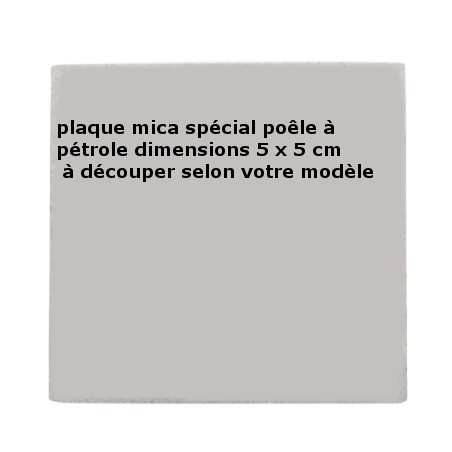 Plaque MICA à découper pour les poêle à pétrole ZIBRO KAMIN