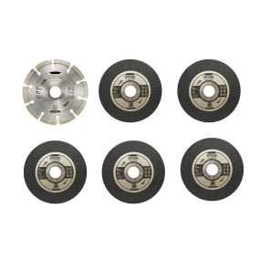 Kit 6 disques pour meuleuse diamètre 125mm