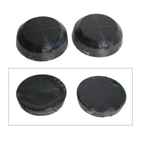 Filtres charbons 484000008784 X 2 pour  hottes FAURE FHC60131