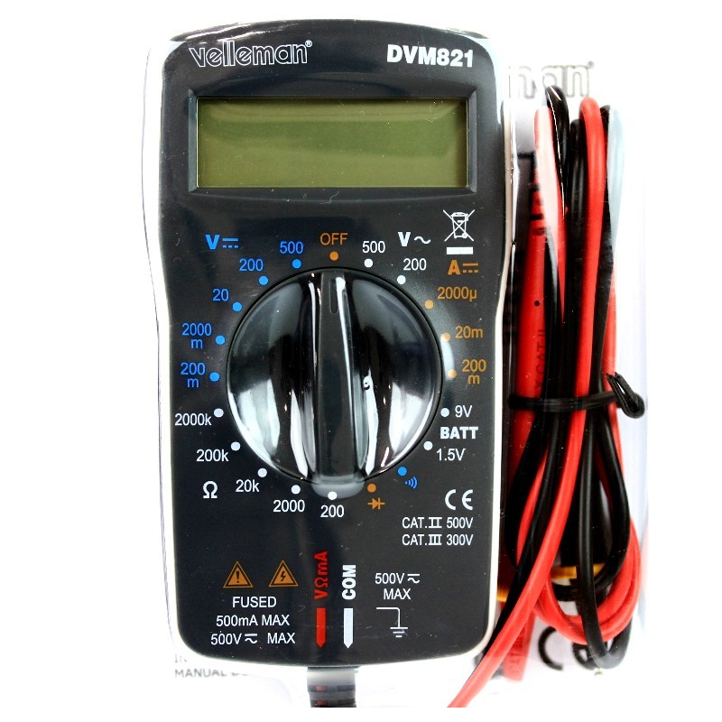 Multimètre Analogique VELLEMAN DVM821 Spécial pour les NULS Multimètre Analogique VELLEMAN DVM821 Spécial pour les NULS