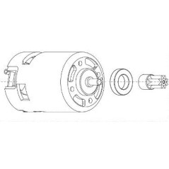 Moteur pour scie circulaire RYOBI R18CS