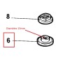 Ecrou de serrage meuleuses BLACK & DECKER BD2023, KG2024, P5703 Ecrou de serrage meuleuses BLACK & DECKER BD2023, KG2024, P5703