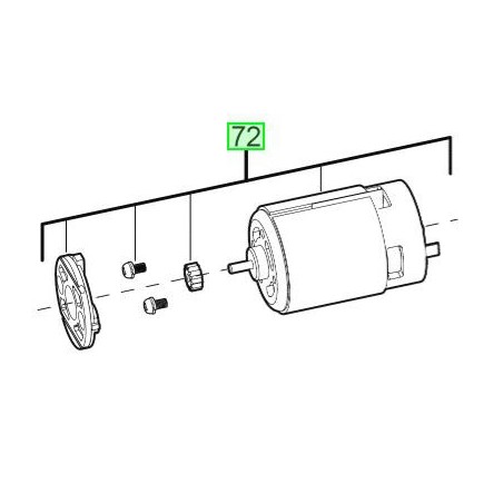 Moteur perceuse AEG Powertools BS12G3