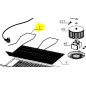 Fixe filtre hotte GLEM XHC410