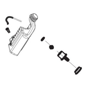 Réservoir d'huile tronçonneuse RYOBI RCS1935