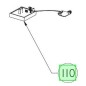 Platine électronique tondeuses RYOBI RLM18C34H25 - OLM1834H Platine électronique tondeuses RYOBI RLM18C34H25 - OLM1834H
