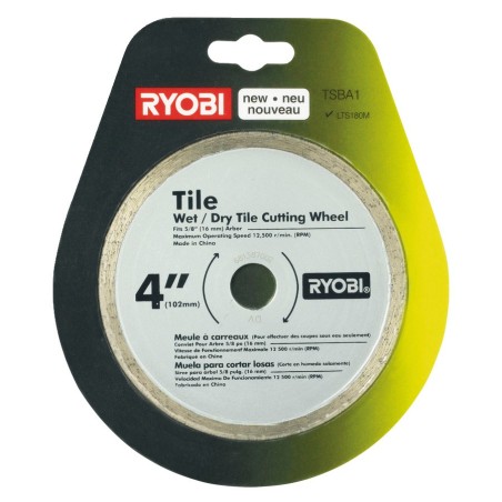 Disque de coupe scie à carrelage électrique RYOBI LTS180M