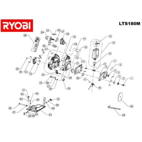 Réservoir à eau scie à carrelage RYOBI LTS180M