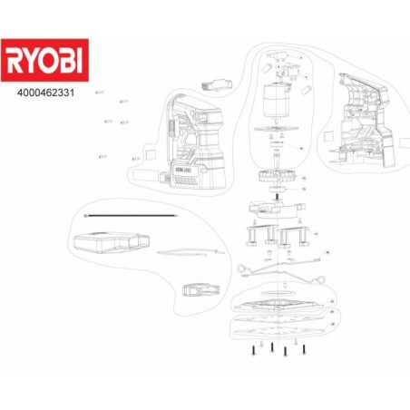 Plateau en caoutchouc ponceuse RYOBI R18SS4