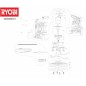 Plateau en caoutchouc ponceuse RYOBI R18SS4