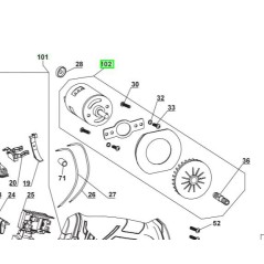 Moteur complet rabot RYOBI One+ R18PL