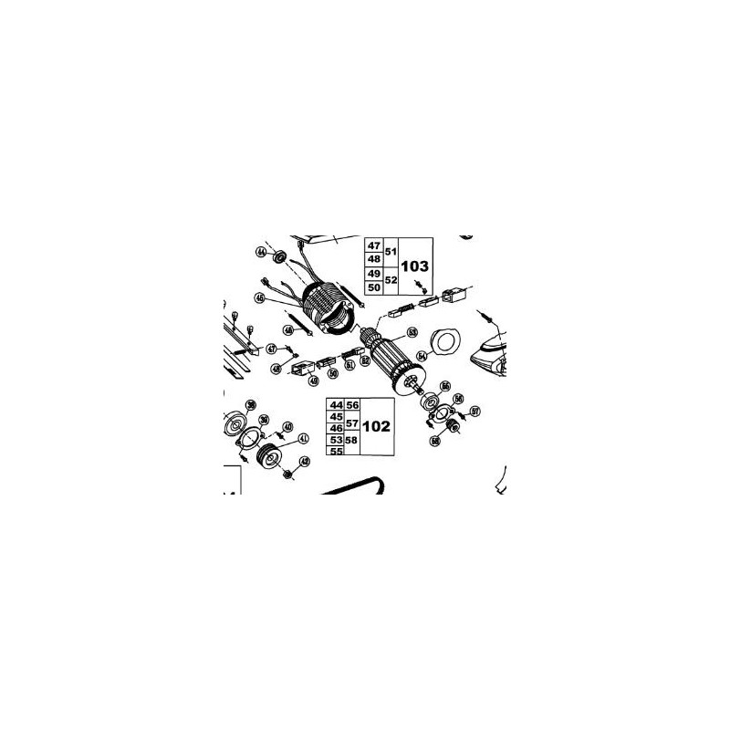 Moteur rabot RYOBI EPN6082CHG