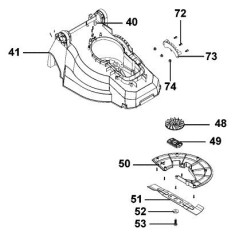 Turbine pour tondeuse BLACK & DECKER CLM3820